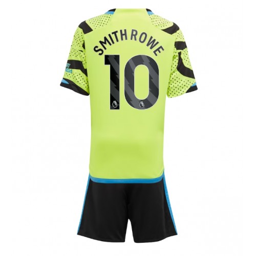 Fotbalové Dres Arsenal Emile Smith Rowe #10 Dětské Venkovní 2023-24 Krátký Rukáv (+ trenýrky)